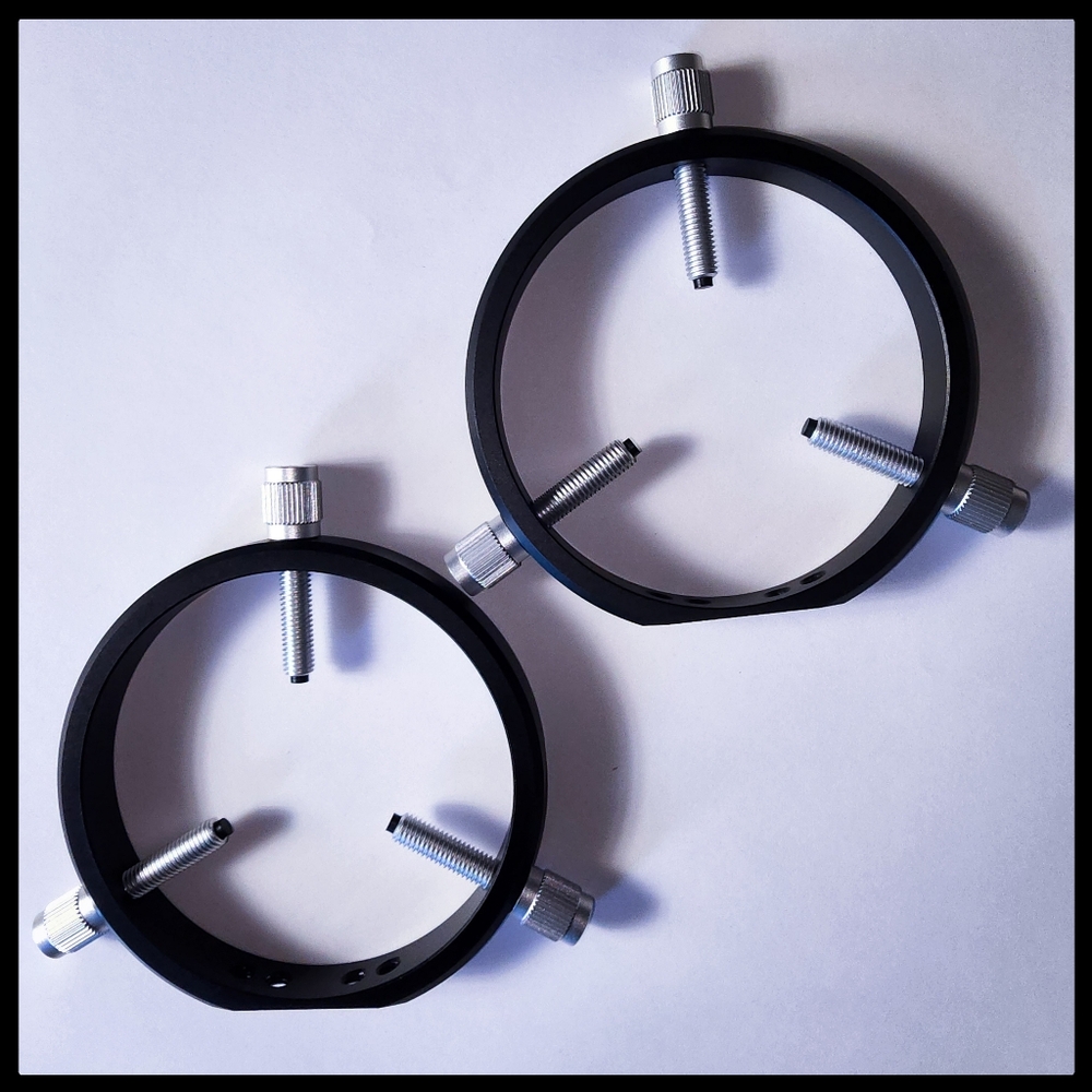 Astromania Adjustable Guiding Scope Rings 102mm
